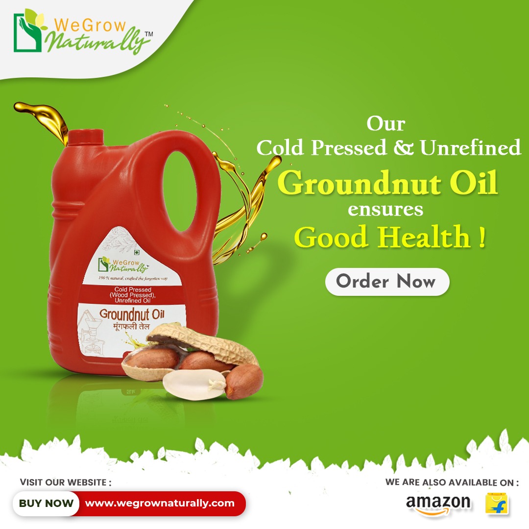 WGrownaturally's tweet photo. Nature's Goodness in Every Drop💛💛
Our Unrefined, Cold Pressed Groundnut Oil - Fueling Good Health! 🌱🥜

#wegrownaturally #organicproducts #organicproducts  #organicfood #organicpulses  #wegrow  #goorganic #governerofindia  #homeministerofindia https://t.co/iKpTI1iDKZ