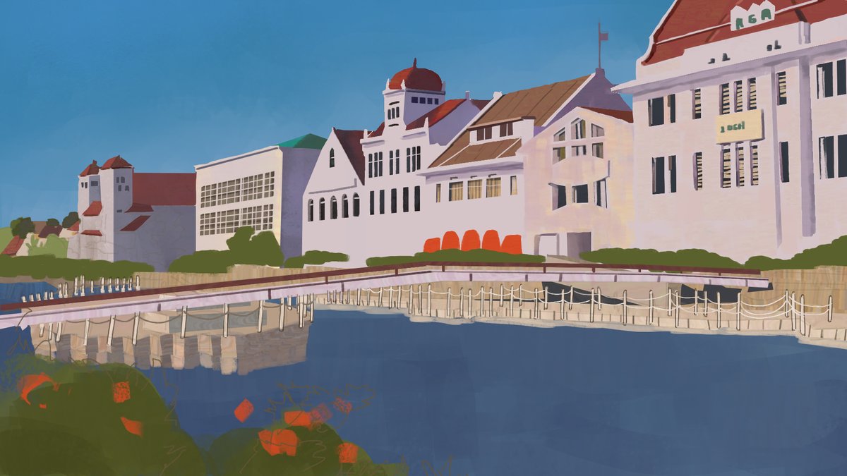 sempoo_ah's tweet image. Some background from my final project "Tualang"! It is a location-based game in Kota Tua Jakarta to help tourists discover historical places and go on an adventure tracing the history of Batavia