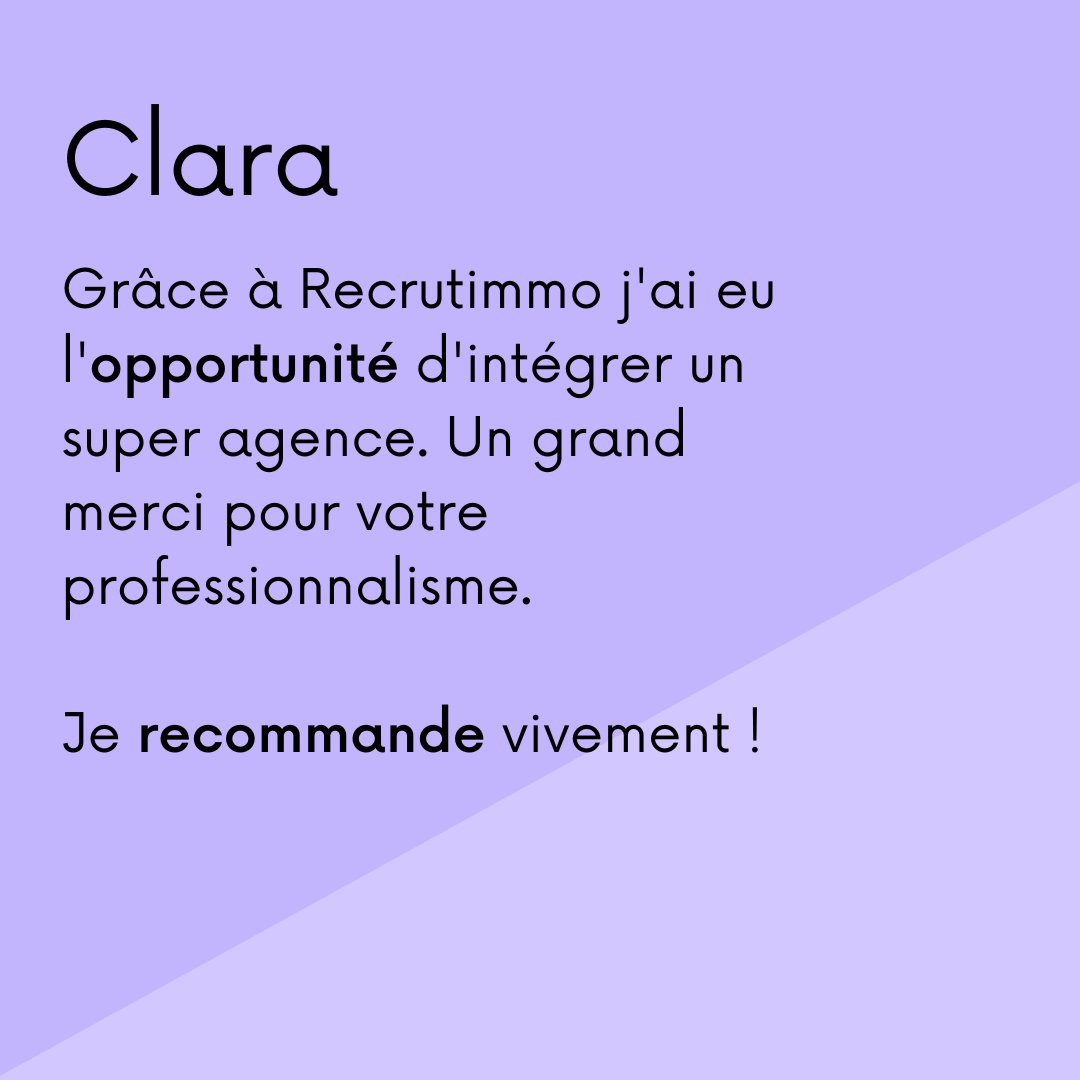 Vous aussi trouvez votre future agence, tous les métiers de l'immobiliers sont sur <a href="/Recrutimmo/">Recrutimmo</a> !

#emploi #job #recrutement #onrecrute #immobilier #reconversion #hiring #realestate #CDI #mandataire #agentimmobilier