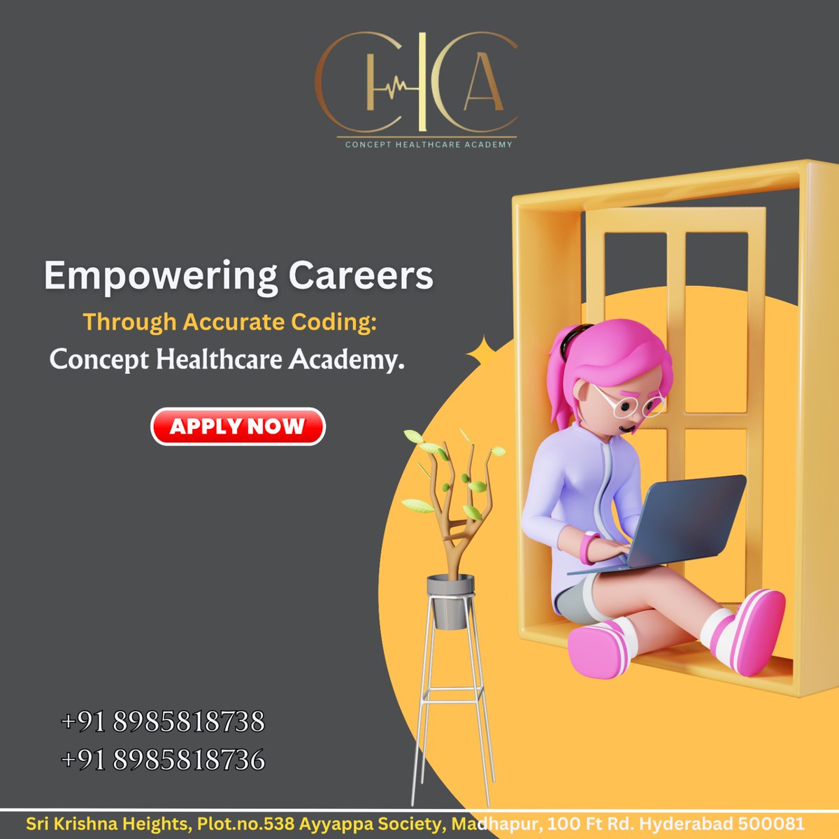 concepthea69805's tweet image. Ready to step into the world of healthcare coding? Look no further – Concept Healthcare Academy is here to equip you with the skills you need for a rewarding career.
#ConceptHealthcareAcademy #EmpoweringCareers #AccurateCoding #HealthcareProfessionals #TransformativeEducation