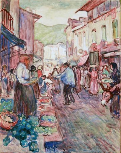 Albert Gleizes
Marché à Bagnères-de-Bigorre, 1908
#art #postimpressionism