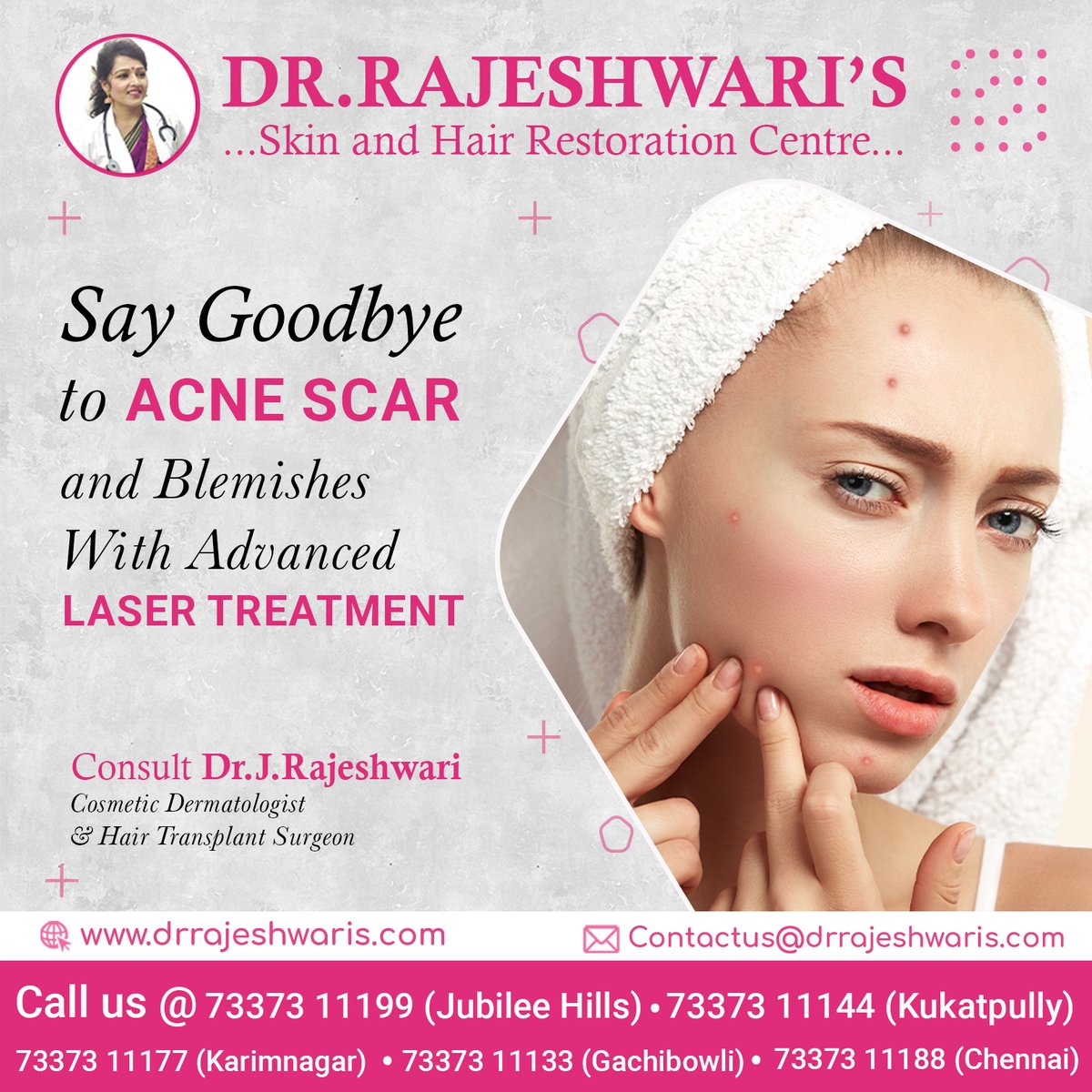 Unveil Clear Skin: Experience the Power of Advanced Laser Treatment! Say farewell to acne and blemishes as you embrace a flawless complexion. #ClearSkinAhead #LaserBeauty #AcneSolution #FlawlessFace #ConfidentGlow #SkincareInnovation #BlemishFree #SkinTransformation #LaserTherapy