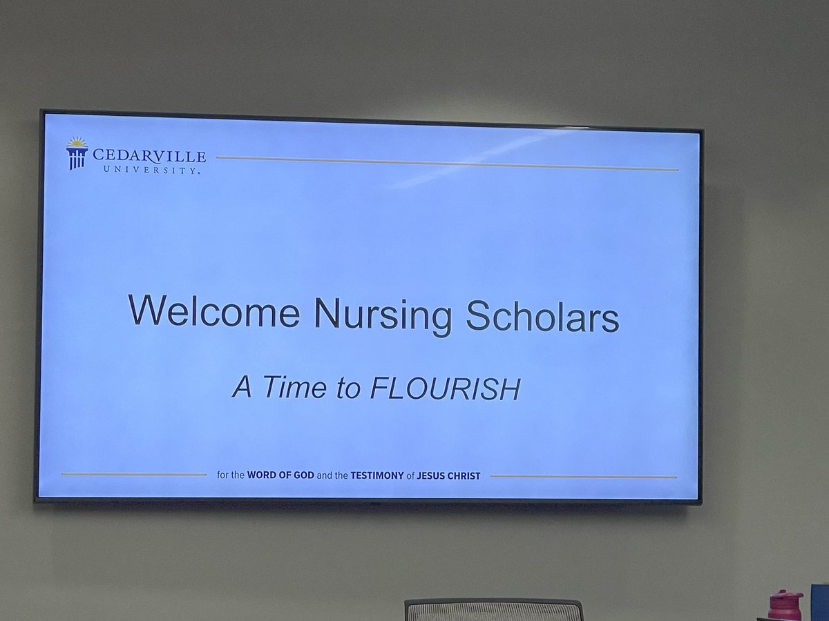 Welcome Nursing Scholars! Our first DNP cohort is starting TODAY <a href="/cedarville/">Cedarville University</a> <a href="/TheGradSchoolCU/">The Graduate School at Cedarville University</a>