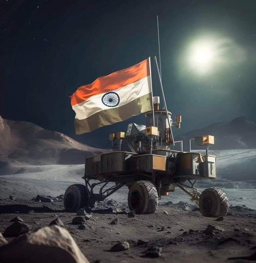 sreeya31's tweet photo. Pround moment for all Indians! Congratulations ISRO. India did it! To those who think studying abroad will make you better... India still got it! 
#Chandrayaan3 #Ch3 #VikramLander https://t.co/HDrvqbW6im