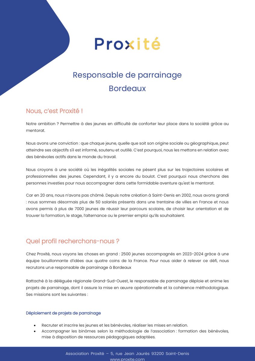 Equipe Proxité 33 tweet media