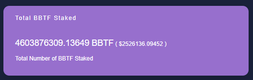 Joel__Collinson's tweet photo. 46% of all BBTF tokens in existence have been staked. It is going to continue to grow past 50% as people buy more to stake, many of them understanding BBTF has much more up its sleeve that will generate liquidity for the rewards.
#BlockBustersTch #BBTF #ElasticStaking #safemoon https://t.co/89QEXj0LMz