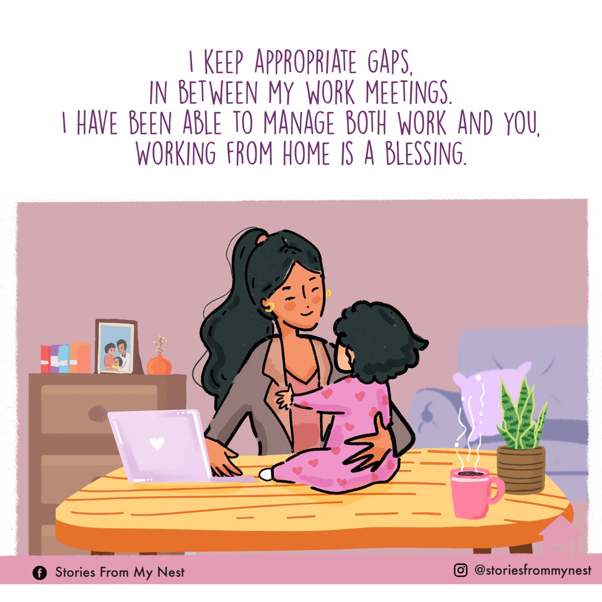 DreamerDisha's tweet photo. Work from home is a bliss, for moms :)

#parenting #fatherhood #motherhood #newborn #newmom #newdad #newbornbaby #parentlife #poemsofinstagram #toddlermom #workingmoms https://t.co/huxPBuLUDB