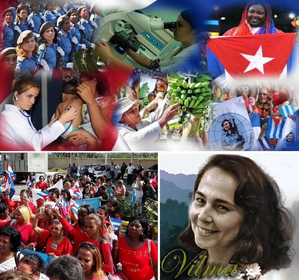 Felicidades a todas nuestras mujeres cubanas  en el día de la federación.¡¡ Fuerza fundamental en el desarrollo de nuestro país!!.  #MujeresEnRevolución #CubaPorLaVida <a href="/cubacooperaven/">Brigada Médica Cubana en Venezuela</a> @CubCooperaVeGua
<a href="/CDI_AJ_Sucre/">Antonio Jose Sucre</a> 
<a href="/ManuelBarzagaT3/">Manuel Barzaga Torres</a> 
<a href="/RafaelGiraldoM1/">Rafael Giraldo Morán</a>