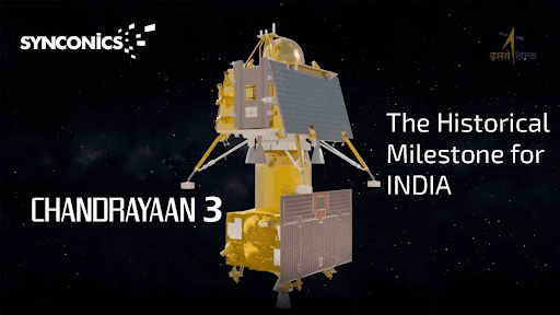 Synconics's tweet photo. Inspiring achievement! 🌕 Congratulations to all Indians on the successful satellite landing on the Moon! This historic milestone will be remembered as a pivotal moment in humanity's journey through space. 🚀🌌 

#MoonLandingSuccess #SpaceExploration https://t.co/v3AvJaYA4U