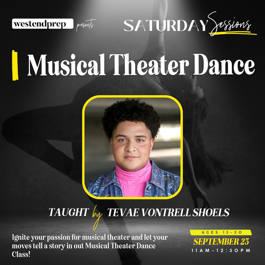 theaterwestend's tweet photo. Calling all 13-20 year olds 📣  Introducing our new Saturday Sessions Fall classes ✨

🎭 https://t.co/M5SSXJpWhX 

#theaterwestend #westendprep #saturdaysessions #musicaltheater #saturdayclasses #historicdowntownsanford #sanfordfl https://t.co/ClOhXgUqur