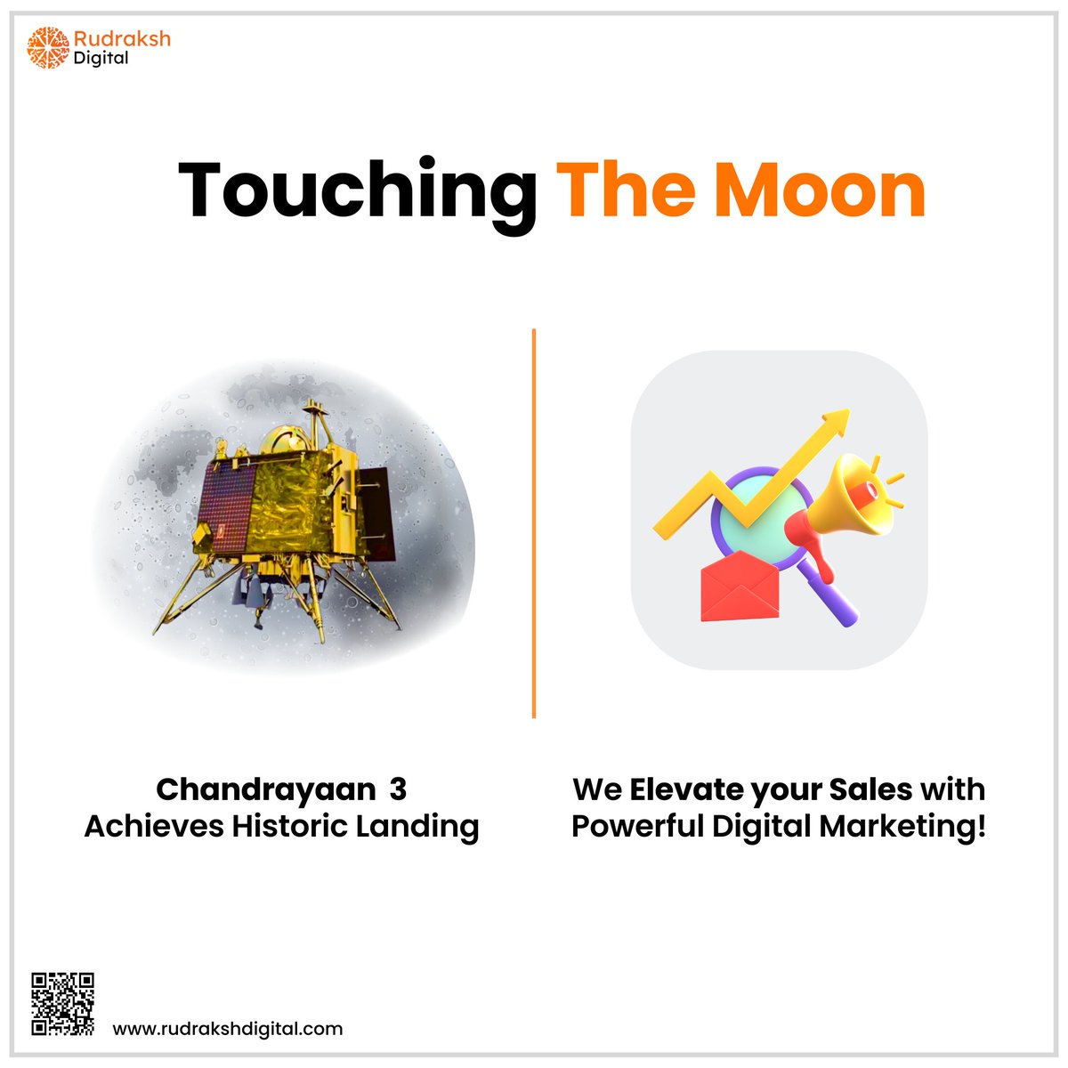 DigitalRudraksh's tweet photo. Congratulations to ISRO on the Success of Chandrayaan 3! Another Giant Leap for India's Space Exploration 🚀🌕 #ISRO #Chandrayaan3Success #Chandrayaan3 #Chandrayaan #Chandrayan3 https://t.co/B1CbL3C2fM