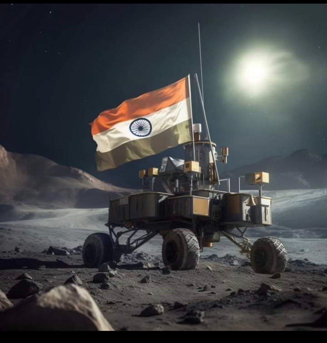 MrDBadrinath's tweet photo. Chandrayaan 3 successfully soft landed on the surface of the moon Chanda mama ab hamare ghar pe. 
Congratulations @isro and the people of India🇮🇳
#Chandrayaan3 #Chandrayaan3Landing #ISRO #Chandrayaan3 https://t.co/kz2zcLUTfZ