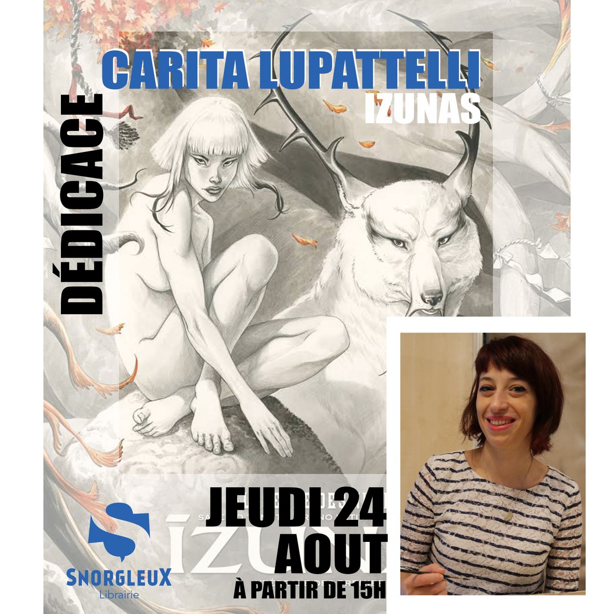 snorgleux's tweet photo. Alerte double dédicace! 🤩
N'oubliez pas de venir nous retrouver demain, jeudi 24 Août, à l'Antre du Snorgleux à partir de 15h pour la dédicace de Alessia De Vincenzi et Carita Lupattelli.
On a hââââte!
#librairieindependante #librairiemarseille #librairiebd #dedicacebd #BD https://t.co/VhjahSLasd