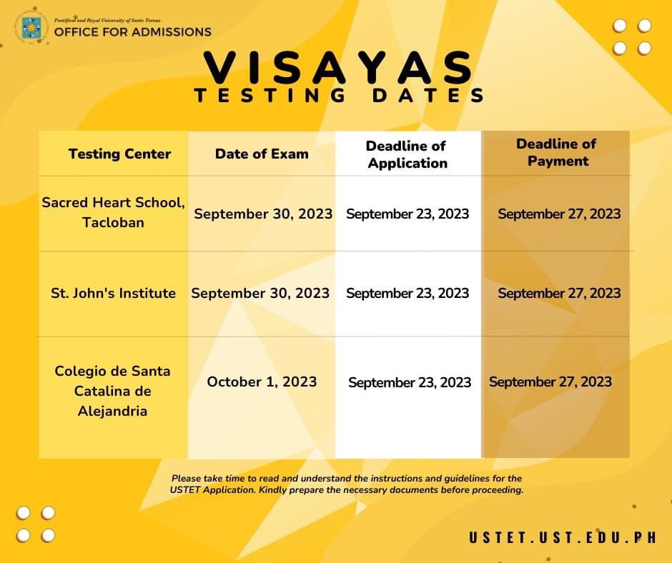 ustet_1611's tweet photo. Hindi na need pumunta ng Maynila dahil ang #ustet ay tutungo sa Visayas! https://t.co/y09F6AJDX3