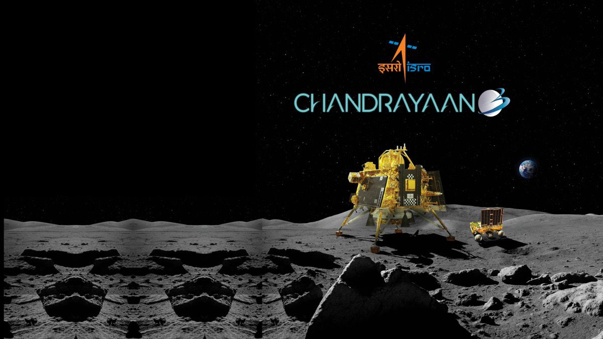 India is the first country to land at south pole of the moon🚀🚀🇮🇳🇮🇳 Wonderful achievement for team ISRO!
 #चंद्रयान_3 #Chandrayaan3