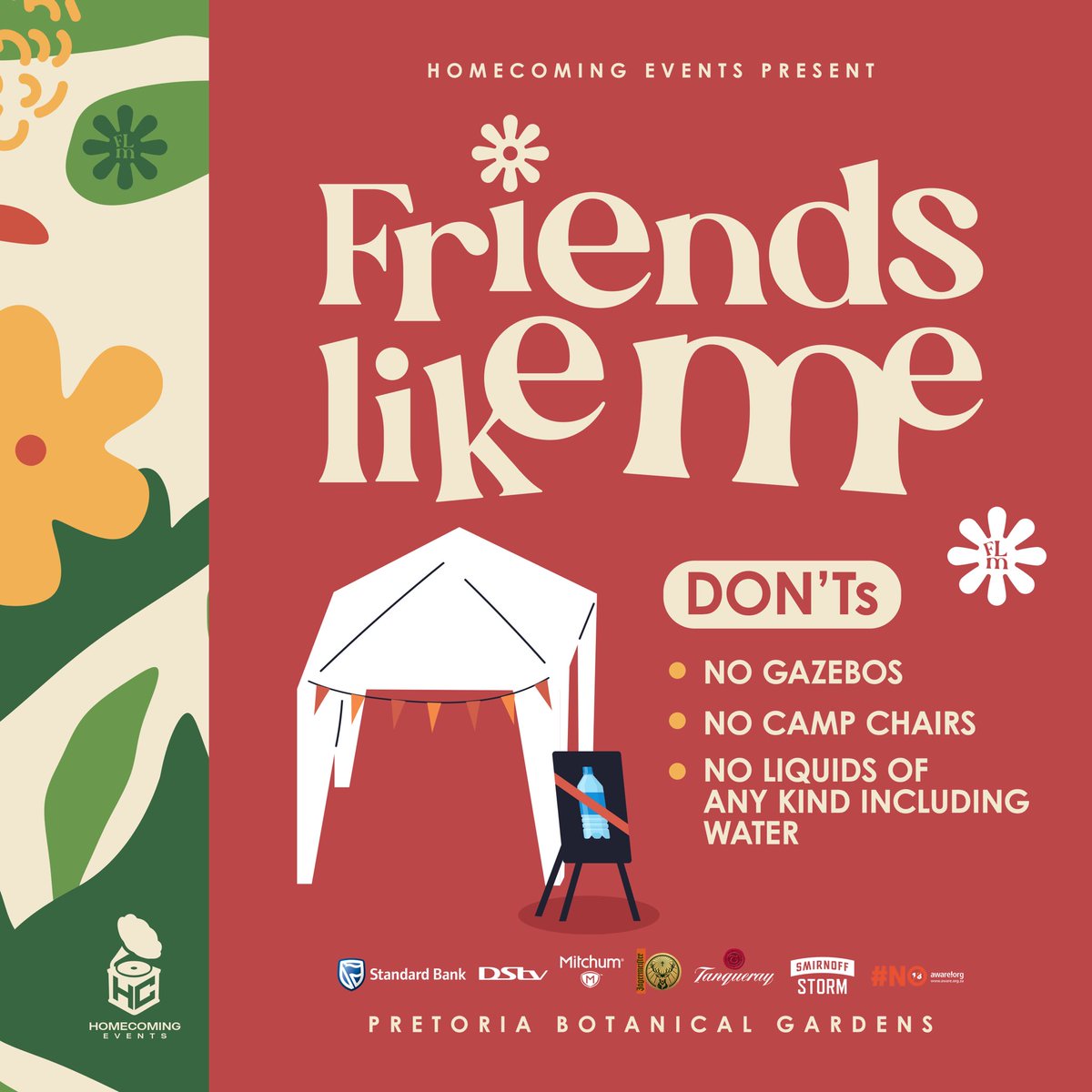 HomeComingEvent's tweet photo. Here’s a little guide for all our new Friends! 🌼

For #FriendsLikeMe; the most important things to bring are your beautiful selves, your ticket &amp; your squad.
Food, drinks &amp; blankies will be on sale as well as hubbly available for rental🤍

#15YearsOfFriendship https://t.co/HoA39OsJPN