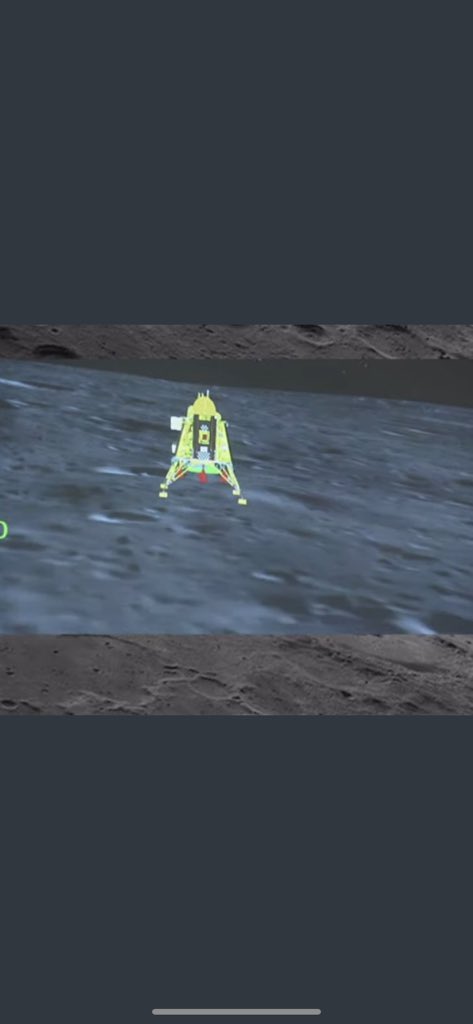 sdeshwal007's tweet photo. Chandrayaan-3 successfully landed on moon 🙏🇮🇳🇮🇳🇮🇳
Yes, India created history
Many congratulations to all indians 🇮🇳🇮🇳
#Chandrayaan3 #Chandrayaan3Landing https://t.co/sCSBjv291b