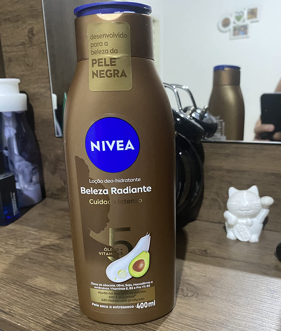 NIVEA Hidratante Desodorante Beleza Radiante Cuidado Intenso 400ml