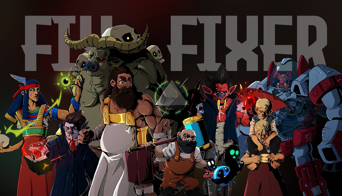 TriantGames's tweet photo. Hey #indiedev ’s, it's #wishlistwednesday! 

New friends emerged into Fixer's Universe! Follow their journey by wishlisting Fix Fixer on Steam!   

🤘REPLY with your game 
🧡LIKE
🔨RETWEET

https://t.co/1b3fbunzp3

#indiegame #gamedev #gamescom2023 https://t.co/rAbYGrMg6E