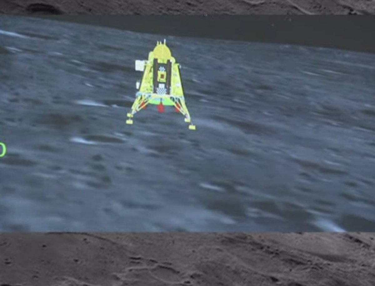 ramquantplay's tweet photo. CONGRATULATIONS India🇮🇳 for successfully landing Chandrayaan 3

HISTORY created!

||#Chandrayaan3|| https://t.co/lkG3gY5kzr