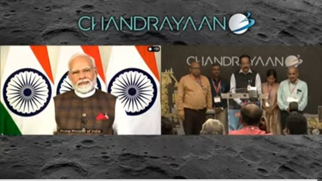 AmitBandurkar's tweet photo. Proud Moment 🇮🇳🇮🇳🇮🇳

Congratulations 🎉 ISRO 
#Chandrayan3Landing
#isaro 
#IndiaOnTheMoon https://t.co/FpaghsgzlY