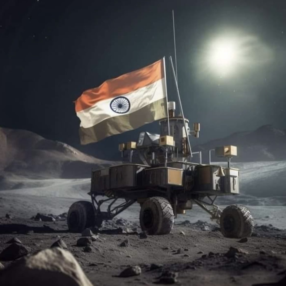 vivekkeshari01's tweet photo. बचपन में हम कहते थे, चंदा मामा दूर के, लेकिन अब हम कह सकते हैं, चंदा मामा अपने घर के 🌝

#Chandrayaan3 #Chandrayaan3missionsuccessful #ISRO #ProudIndia #NASA #congratulationsindia https://t.co/WPPT8rxtcT
