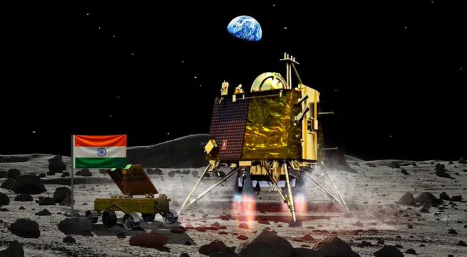 CHANDRAYAAN 3 HAS SUCCESSFULLY LANDED ON MOON'S SURFACE...!!! A historic moment in India's history. 🇮🇳❤😍🔥 #Chandrayaan3