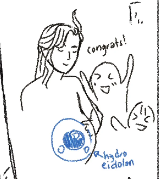 Anyway y'all should see the mpreg neuvilette in my dream 