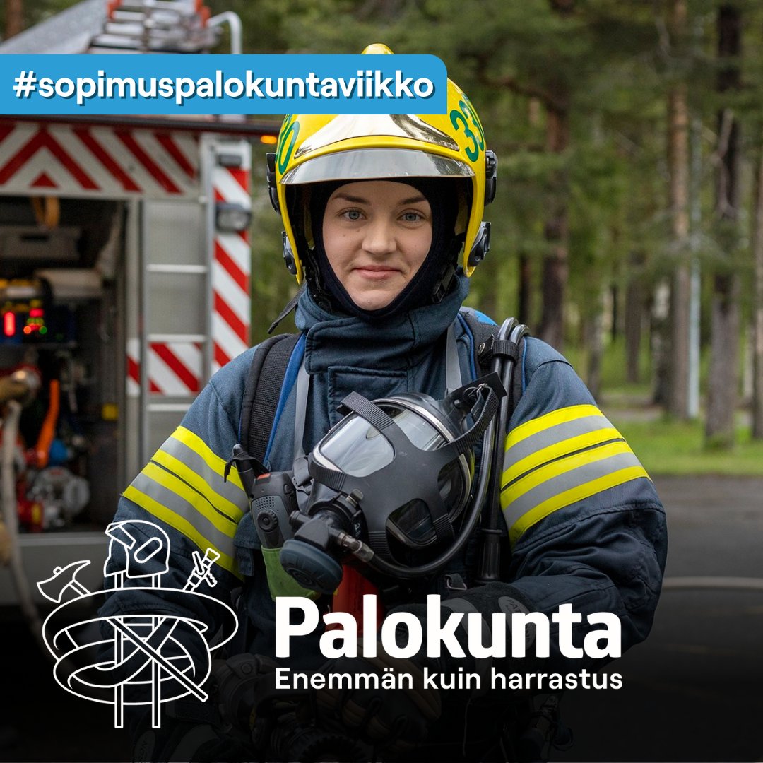 Kiitos kaikille työnantajille, jotka mahdollistavat sopimuspalokuntalaisten osallistumisen hälytystehtäviin!

Monet vapaaehtoiset palokuntalaiset osallistuvat hälytystehtäviin usein päivätöidensä ohella.

#sopimuspalokuntaviikko #sopimuspalokunta #pelastustoimi