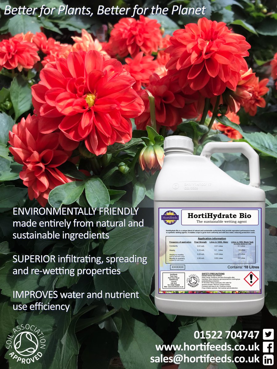 #Hortifeeds premium #environmentally friendly #wetter liquid made from #sustainable sources:
HortiHydrate Bio
 
Contact your Regional Sales Manager here bit.ly/3fgOiPi for further information

#summerheat #fruitgrowers #horticulture #agronomy