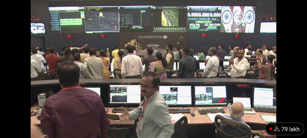 SubhankarPati10's tweet photo. Chandrayaan 3 Landed successfully❤️
 India is now on the Moon 🇮🇳 https://t.co/ZDsd2YRkgw