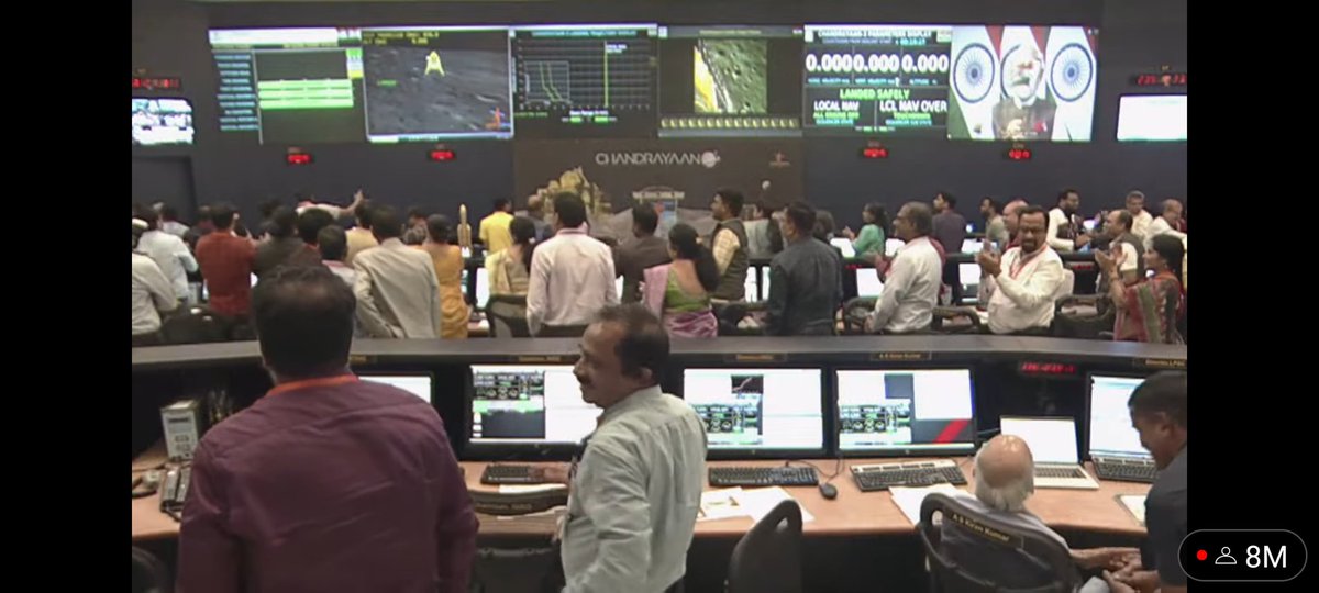 India on the Moon.. Proud Moment. Congrats <a href="/isro/">ISRO</a> <a href="/PMOIndia/">PMO India</a> for the biggest achievement 👏 👏👏