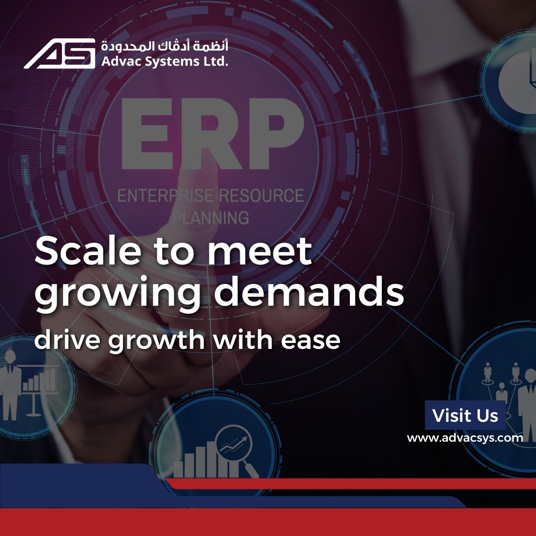 advacsys's tweet image. #AL_Motamayez #ERP_solution helps with scaling your business to meet growing demands with ease.

Learn more:
advacsys.com/product/1-al-m…

Contact us to make your business function in an easy, flexible, more accurate manner!

Tax ID:200161326
#شركة_أنظمة_ادفاك
#Advac_Systems_Ltd