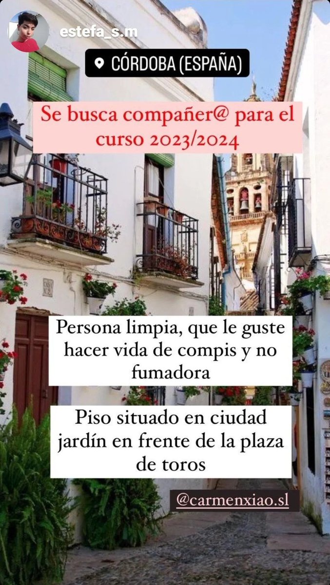 caarmensl's tweet photo. #Queydondeestudiar2023 #cordoba #pisoestudiantes https://t.co/hBC8WxqK6y