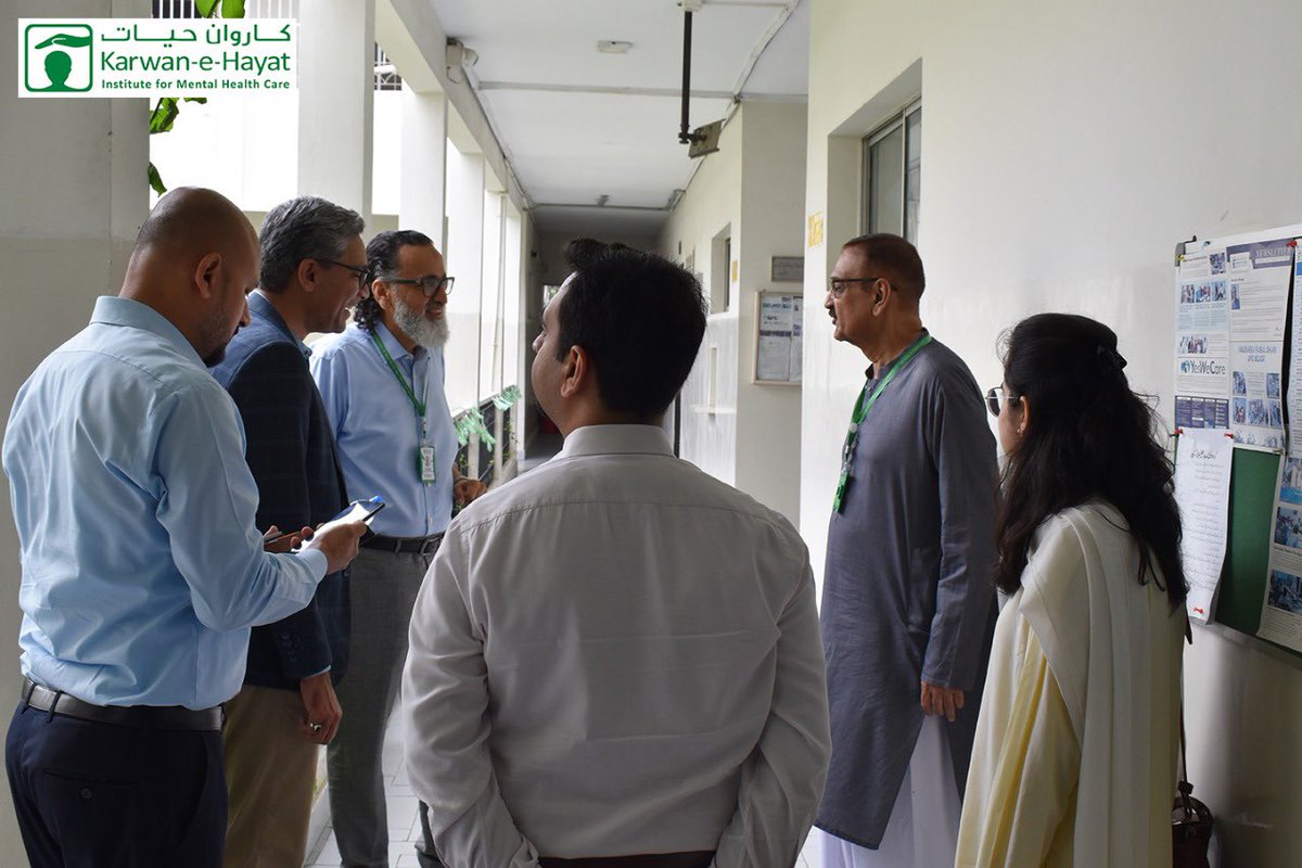 Strengthening ties with @GetzPharmaIntl their management visited Keamari hospital to observe our mental health efforts. With a signed MoU, this showcased our work and the needs of underprivileged members dealing with psychiatric issues. #SupportKarwaneHayat #GetzPharma