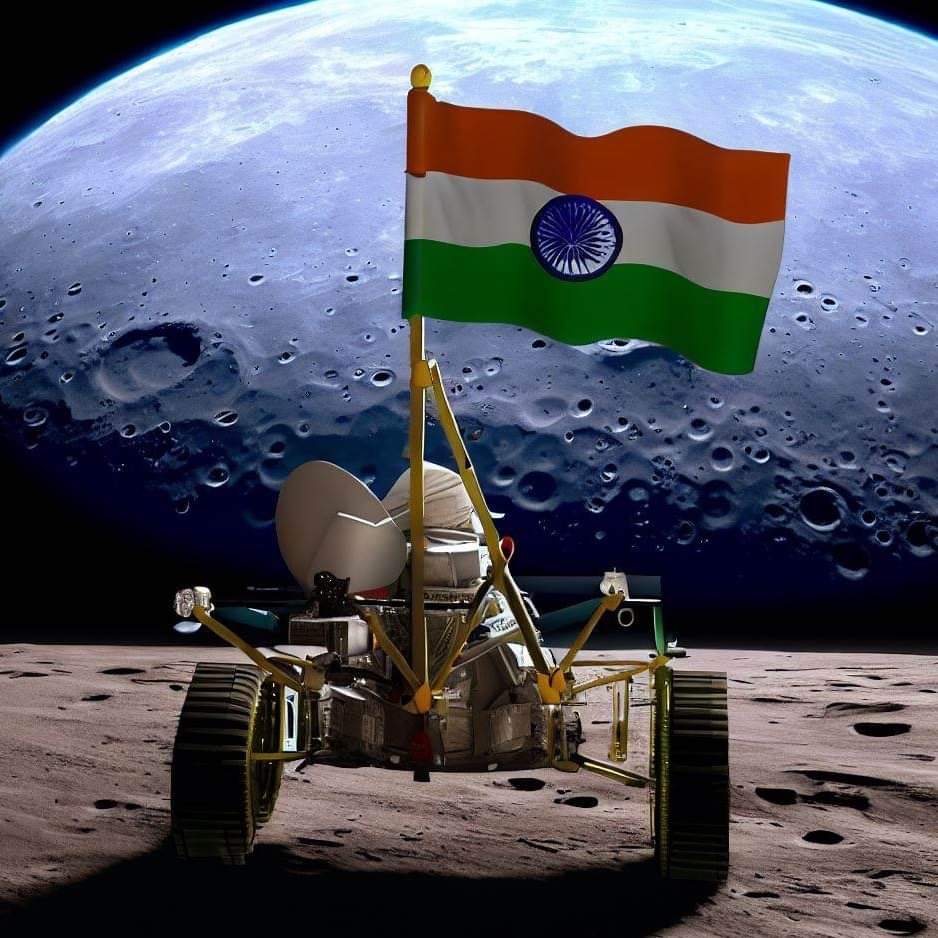 Glorious moments #India 🇮🇳 History is created. Congratulations #ISRO #Chandrayaan3Landing