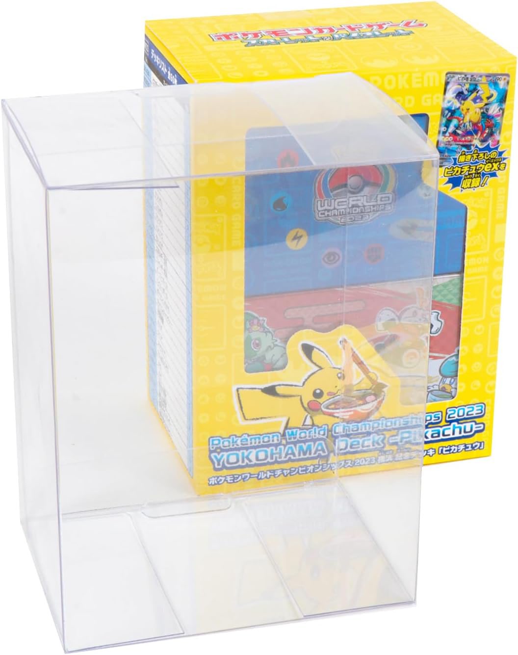 ポケモンカード WCS2023 横浜記念デッキ ピカチュウ BOXローダー付き