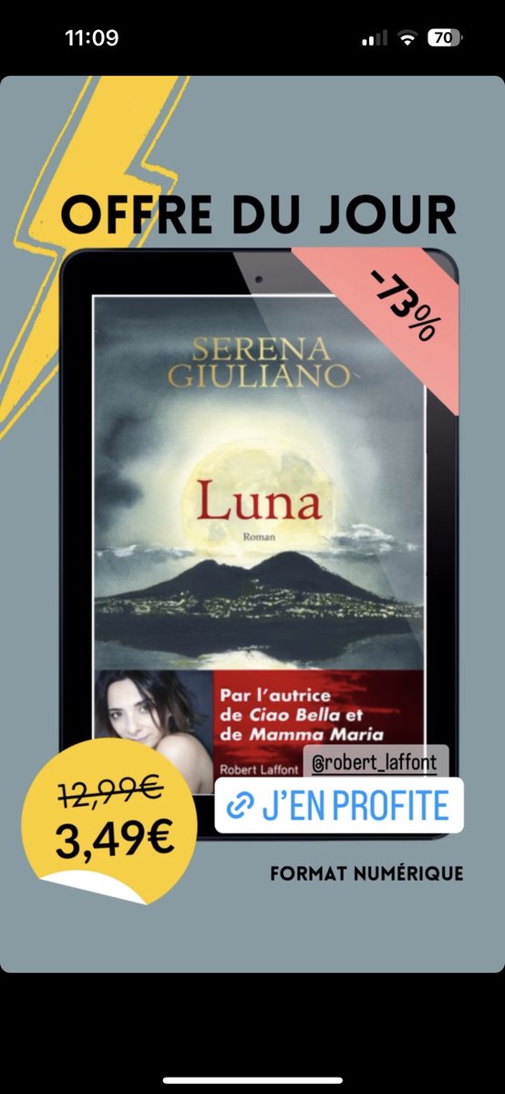 Uniquement aujourd’hui ! 

vu.fr/UMuM

Luna est à tout petit prix pendant 24h en version numérique ☺️