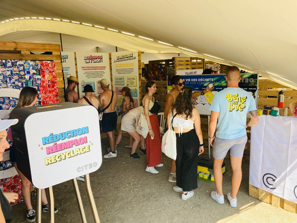 #DeltaFestival🎤
Annonce musicale : les festivaliers sont attendus sur le stand <a href="/citeofrance/">Citeo</a> tous les jours📍au Village Environnement - Forum du Monde des Possibles pour rencontrer nos équipes et discuter de #réduction, #tri, #réemploi.
<a href="/deltafestival13/">deltafestival13</a>