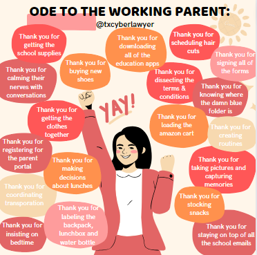 An Ode to the #workingparent
#workingmom #workingmother