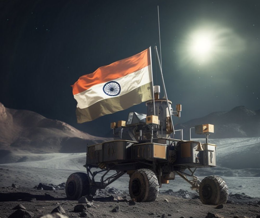 Shyampatelbaba's tweet photo. समस्त ISRO, वैज्ञानिक एवं देशवासियो को चंद्रयान - 3 की सफलतापूर्वक चन्द्रमा की सतह पर उतरने एवं स्थापित होने पर बहुत बहुत बधाइयाँ। 🔥🇮🇳
#Chandrayaan3 #Chandrayaan3Landing #ISRO #isroindia #isrochandrayaan3mission #ISROMissions https://t.co/qo68elYPom