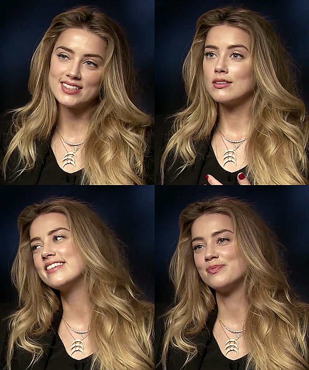 amber heard on ''magic mike xxl'' press tour.