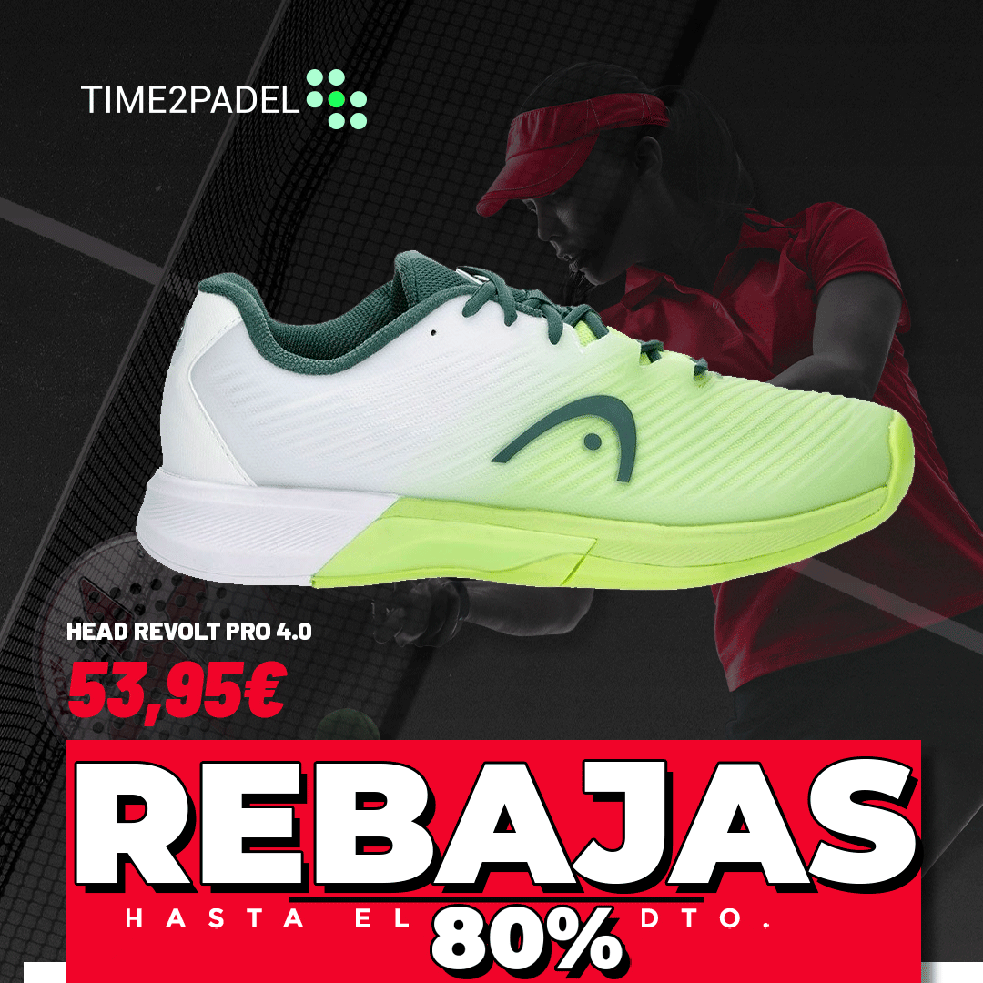 Time2Padel's tweet image. ¡Descubre el confort definitivo con las Head Revolt Pro 4.0 en Time2Padel! 🎾💆♂️ Potencia y comodidad se unen en cada movimiento. No esperes más para elevar tu juego. ¡Explora la excelencia en la pista! 🏆🔝

bit.ly/45iRilM
 #Padel #Time2Padel