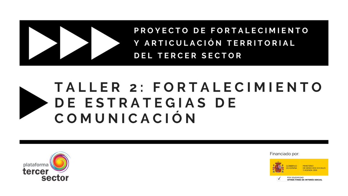 Plataforma3sect's tweet photo. 🫱🏽‍🫲🏽 La unión hace la fuerza, y el conocimiento poder.

Compartimos el enlace a un ciclo formativo de tres talleres en los que se ofrecen herramientas y contenidos que contribuyan a mejorar la capacidad de actuación del Tercer Sector ➡️ https://t.co/r8D4TM0ESm https://t.co/Kvxno9tPgR