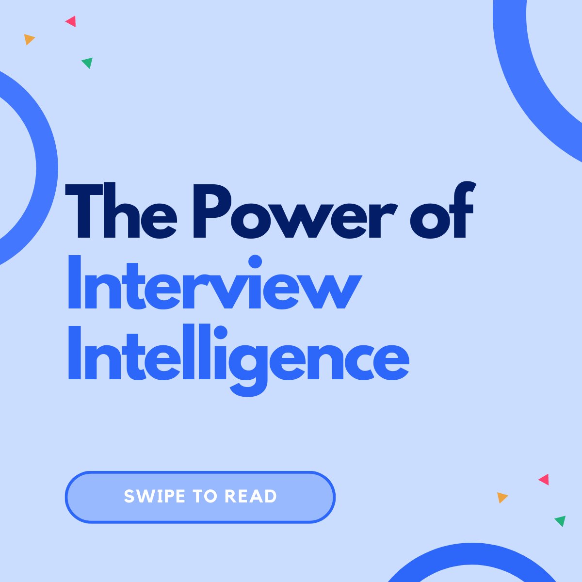 Equitas15's tweet image. Using interview intelligence platforms can offer several benefits to hiring teams helping to empower interviewers and candidates.

Read our full article here: buff.ly/3KXGsKc

#interviewintelligence #hrtech #interviews #transparency #candidates