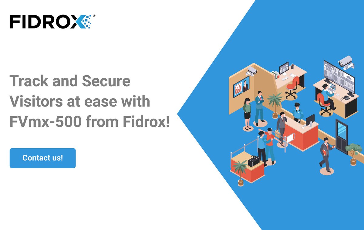 Struggling with facility access monitoring? Meet #Fidrox #FVmx-500! Elevate security with a cloud & on-premise #VisitorManagementsystem. Seamlessly integrate with your security center. Simplify visitor registration, tracking & reporting.
Contact Us: bit.ly/3MT5IB9