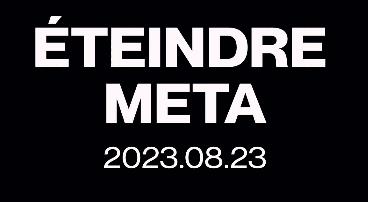 J'adhère à la campagne des @AMISRadiodiff 
Je me passe de #Facebook + #Instagram les 23 et 24 août 2023.
J'invite tous•tes les politicien•nes à en faire de même (qq pages FB politiques avec contenus en fr.). 
bit.ly/3OMRAdY
#eteindremeta