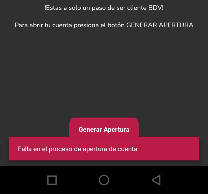 eleanny99's tweet photo. @BcodeVenezuela 
He intentado abrir una cuenta en él banco de Venezuela a través de la aplicación bdv digital y me dice falla en él proceso de apertura
😡😠😡😠😡😠
👇👇👇👇👇👇 https://t.co/MfUs2jTPC2