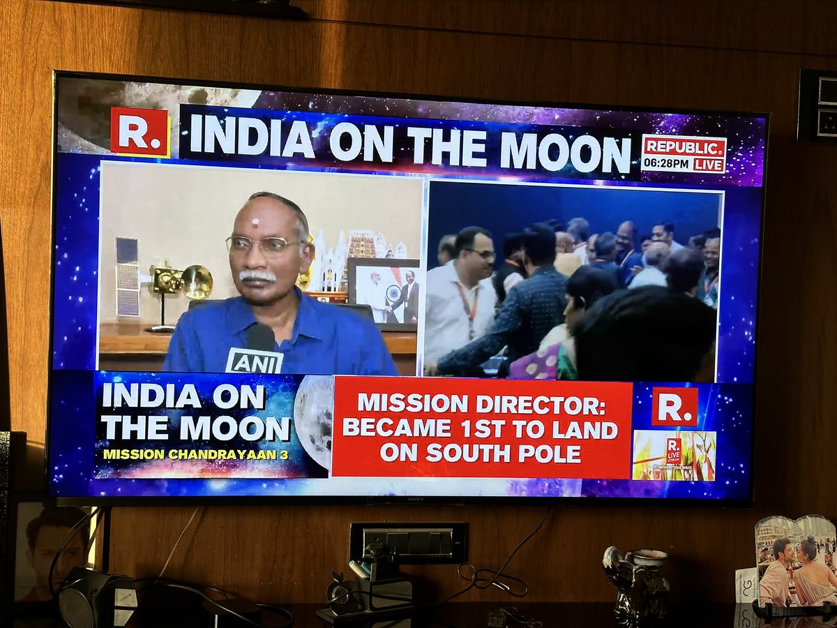 History has been created.. congratulations to all of #ISRO thank you for giving us Indians this happiness and glory!!#Chandrayaan3 JAI HIND!!