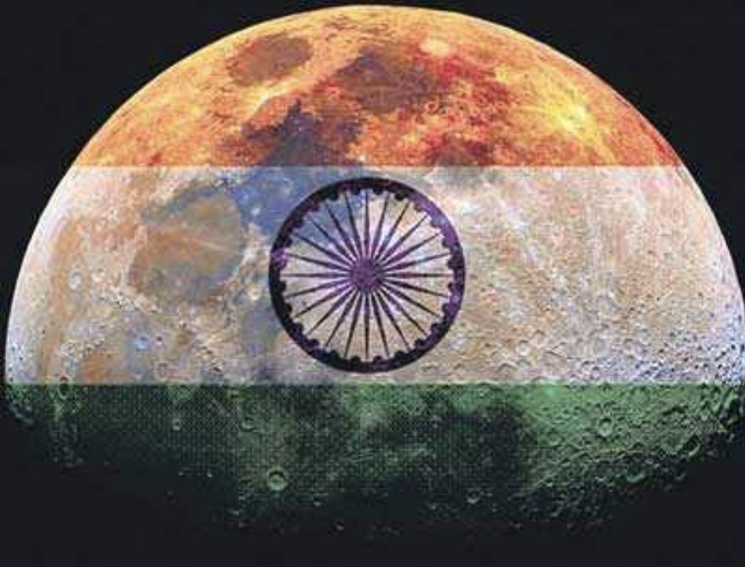 Anuj_Gangwar31's tweet photo. #Chandrayaan3

“As the sun sets this eve, look at the Moon... India is up there” 
🇮🇳 https://t.co/7KtSDKRs0Q